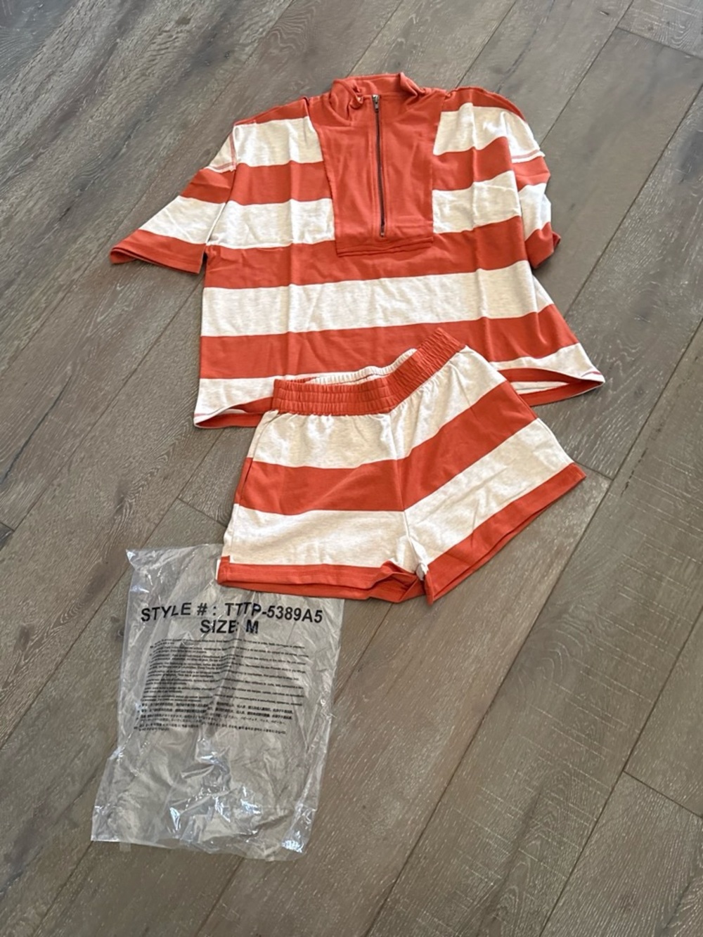 Zenana Outfitters Orange Short Sleeve Top